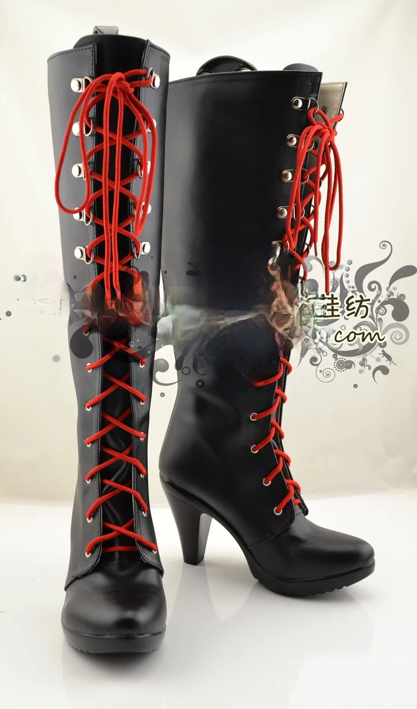 

Dangan Ronpa Enoshima Junko Anime Characters Shoe Cosplay Shoes Boots Party Costume Prop