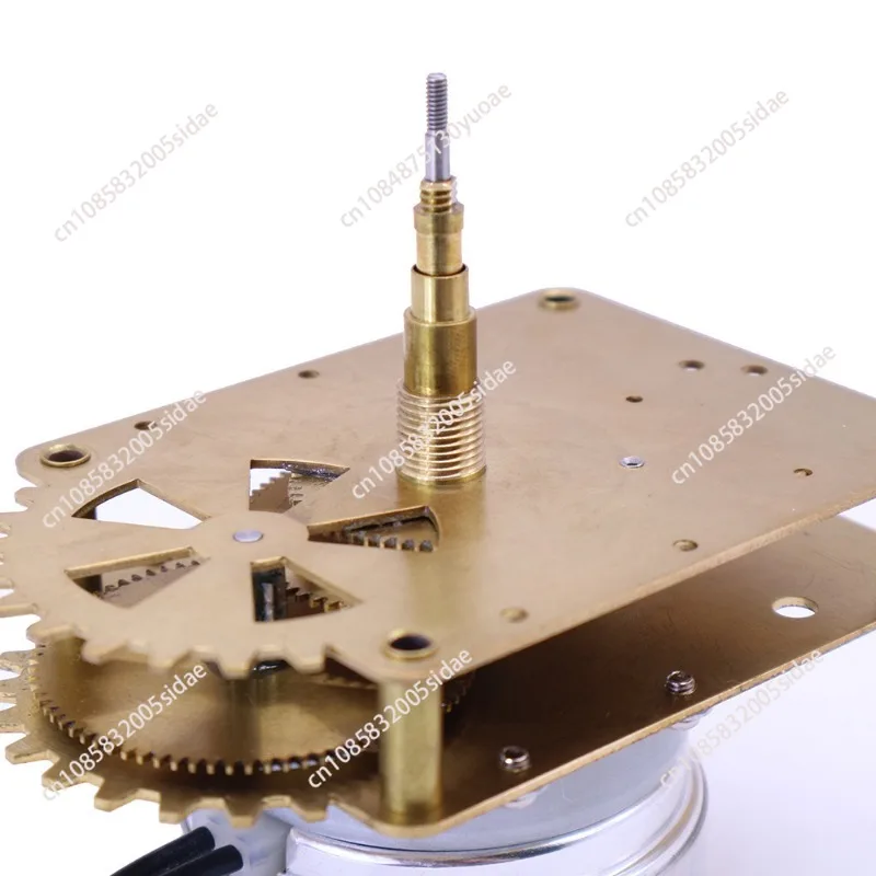 220V High Torque Metal Gear Clock Motor Mechanism Kit 45cm Extra Long Hand for Large Wall Clock Repair DIY Replacement Part