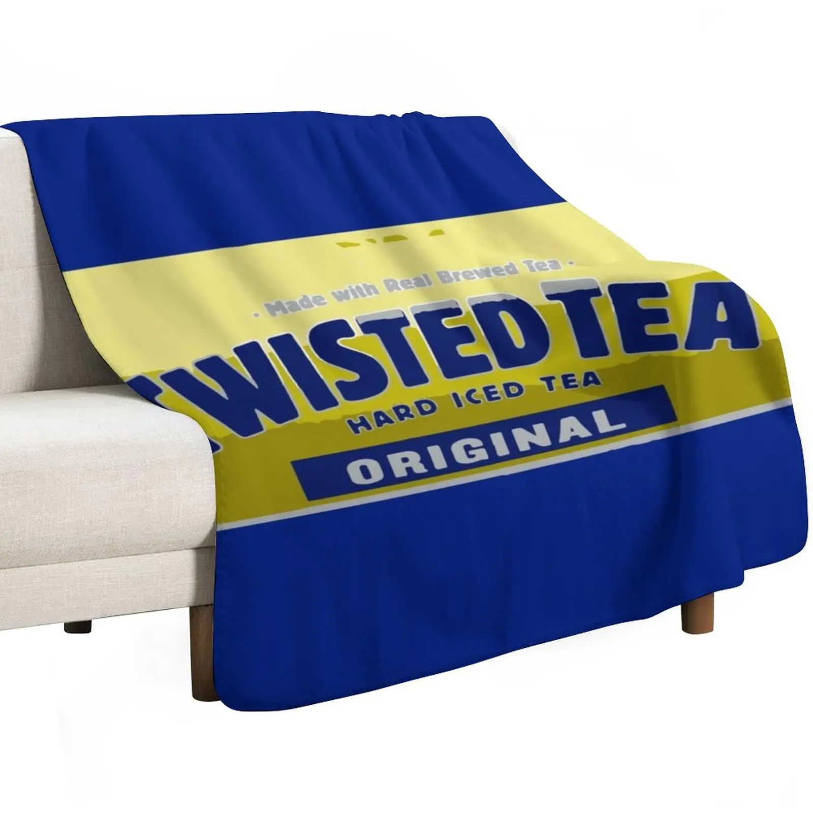 Basic Twisted Tea Can Tall Boy Throw Blanket Custom Sofas Furrys Luxury Designer Luxury Thicken Plaid Blankets