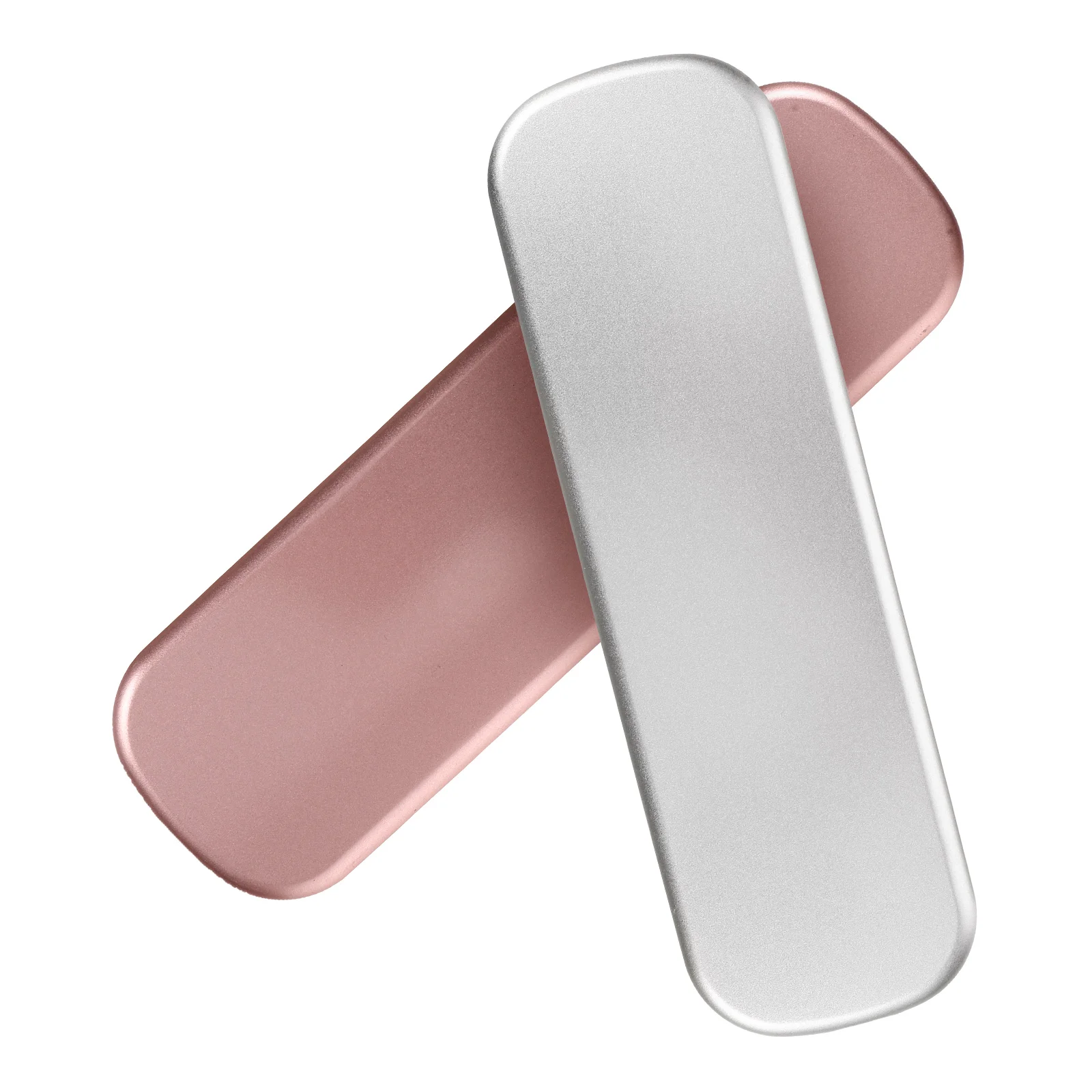 

2Pcs Metal Pencil Box Multi-Function Stationery Organizer Clamshell Design Portable for Students Kids Desk Use