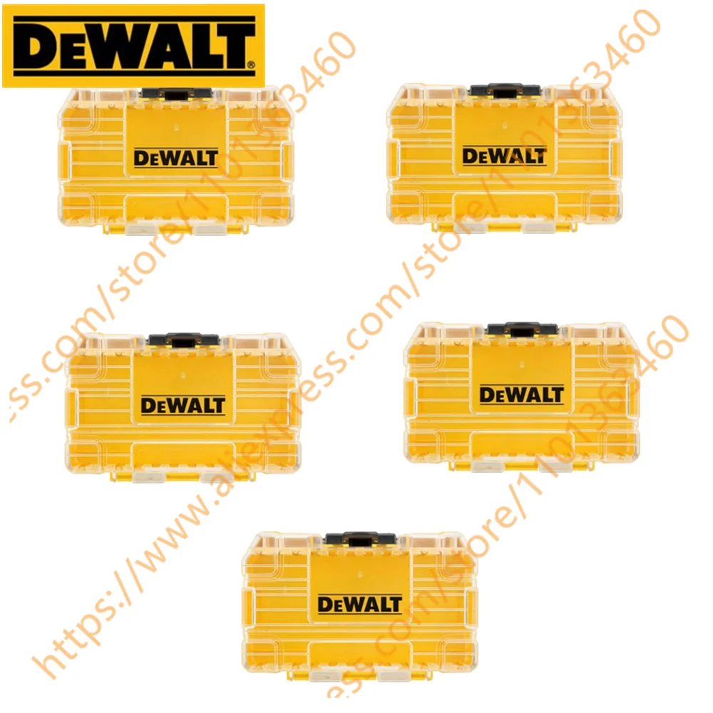 DEWALT Original Werkzeug Box Tough Fall Kleine Medium Teile Zubehör Storage Tool Box Bohrer Stapelbar Kombination Toolkit