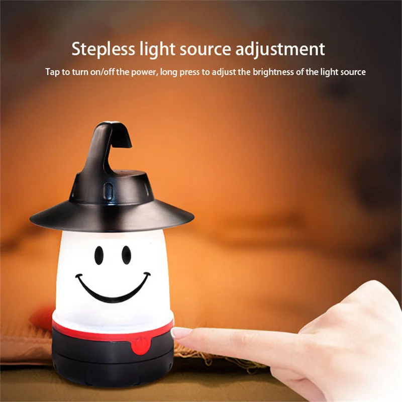 LED Night Light Bedroom Table Night Lamp Outdoor Camping Lantern Hanging Lights Lantern for Kids Childs Gift