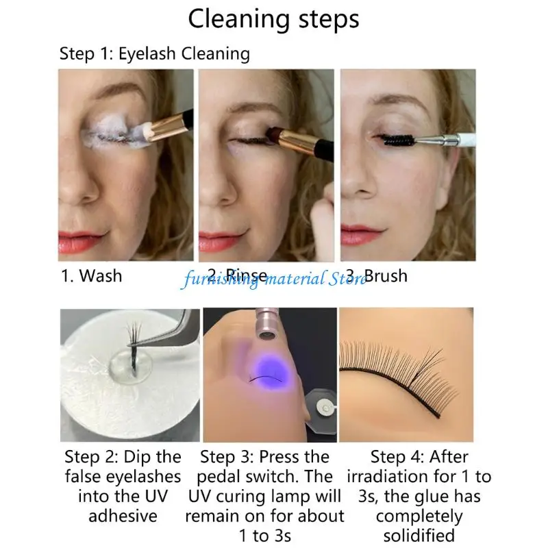 Y5GD ضوء علاج مرن دوران 1 ثانية علاج ملاقط صغيرة أداة الصف صالون