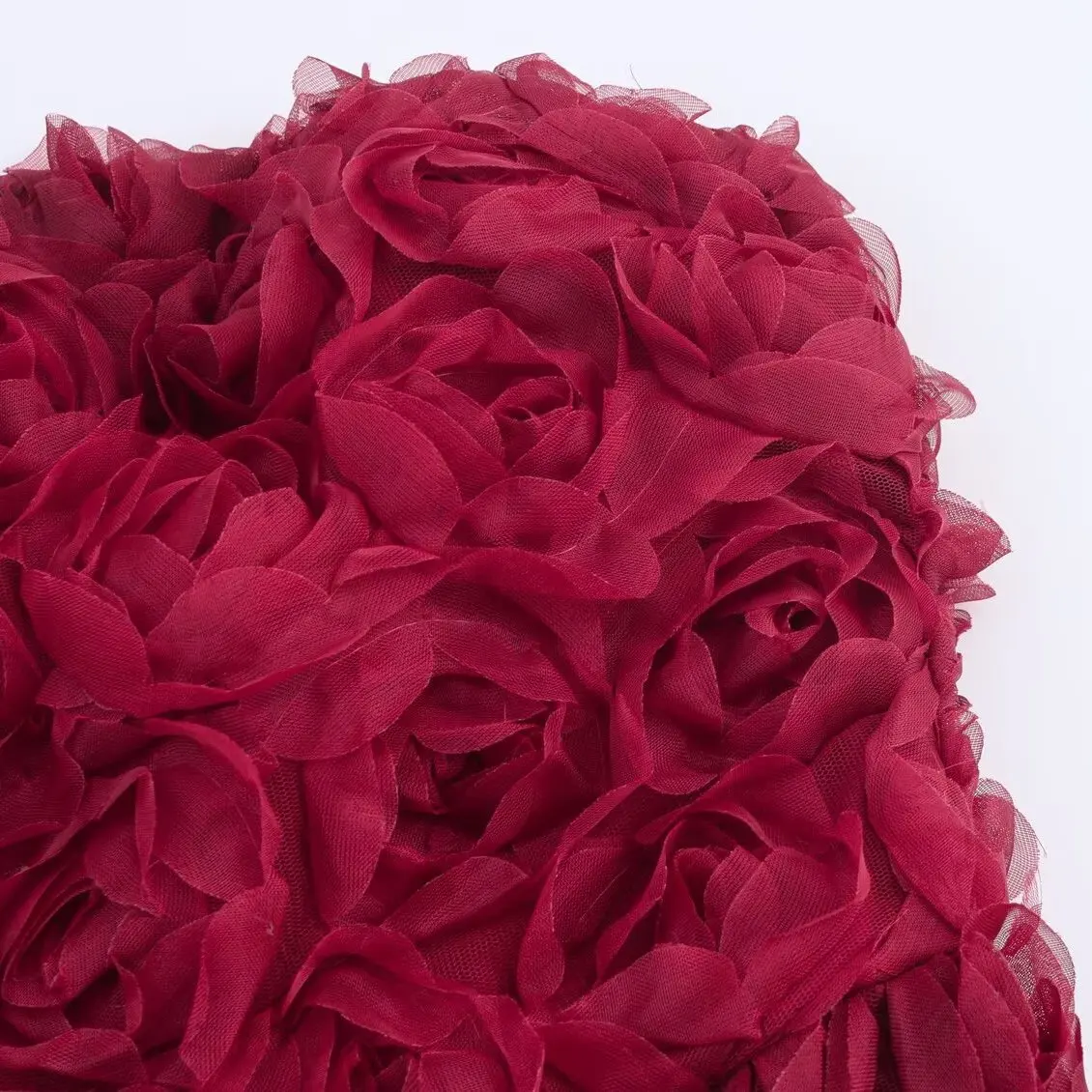 Automne nouveau Sle femmes Faion Design Sense t-shirt dimensionnel fleur agitation taille Dr Svel H Version décontracté Polyester...