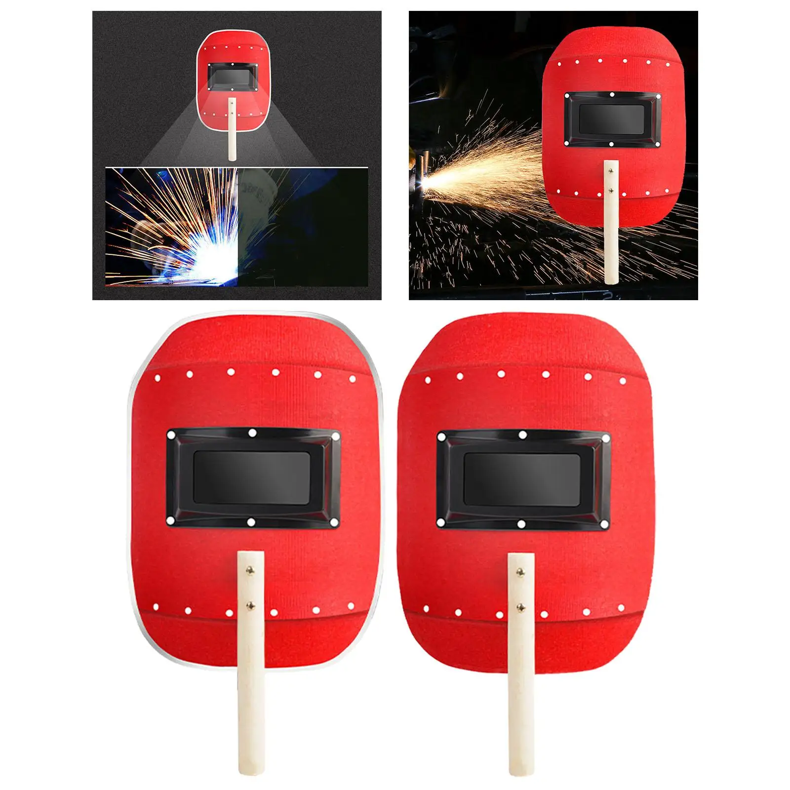 Lightweight Handheld Heat Resistant Welding Mask, for Welding