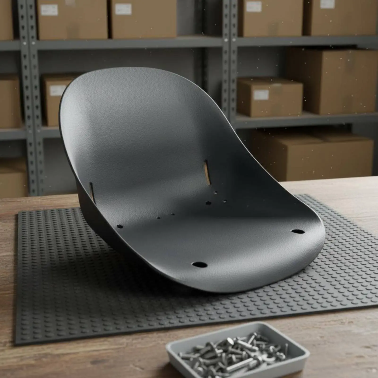 Plastic Molded Seat Long-Lasting Kart Kart Seat Lightweight Multi-Scene Fit