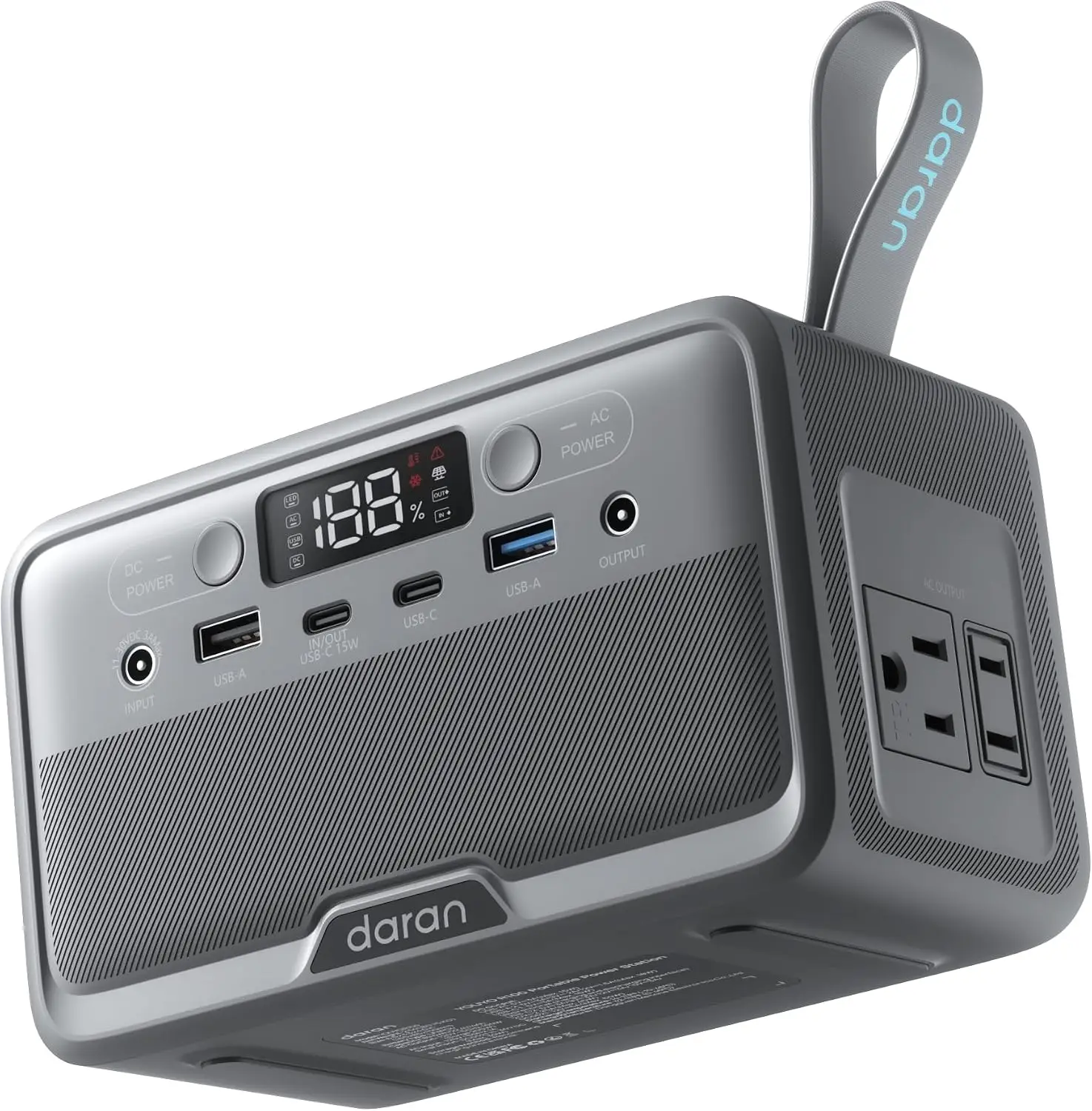 Portable Power Station 100W 200W Peak 896Wh LiFePO4 Solar Power Bank Ac Outlet Pd Fast Charging Small Portable Generator Portabl