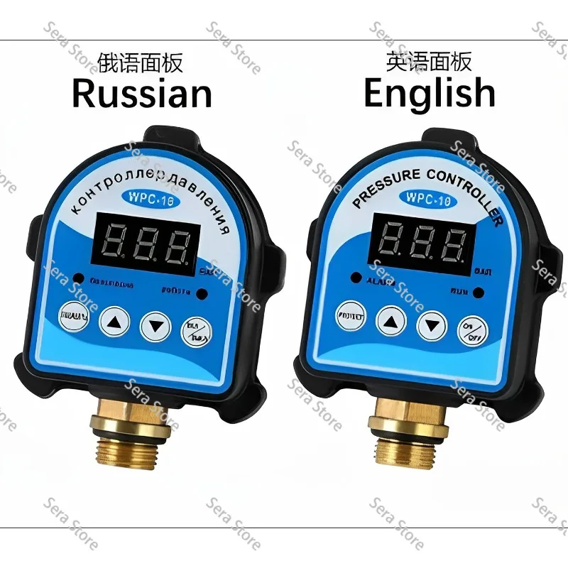 WPC10 Digital Water Pressure Switch Digital Display Eletronic Water Pressure Controller for Booster Pump with G1/2