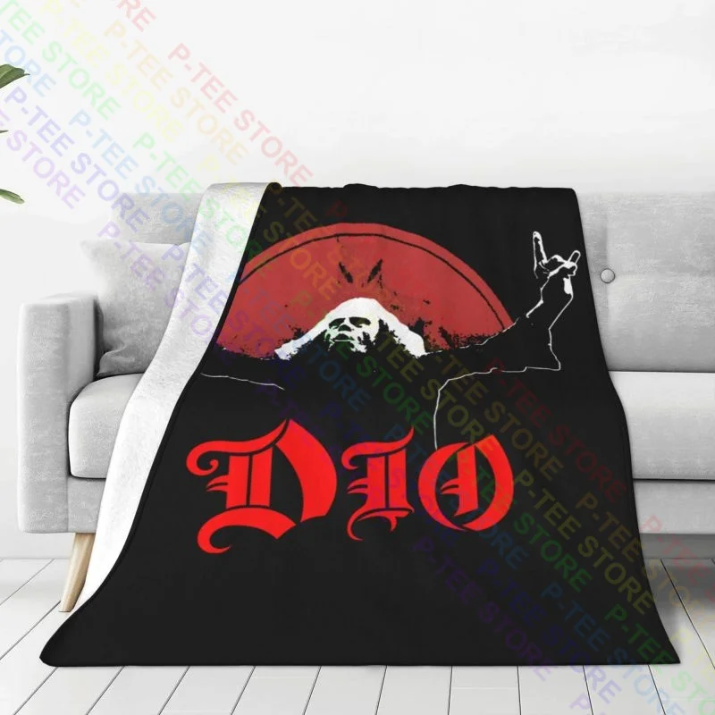 Ronnie James Dio Rock Band Haven & Hell Black Sabath Blanket Bedding Super Soft Decorative Sofa