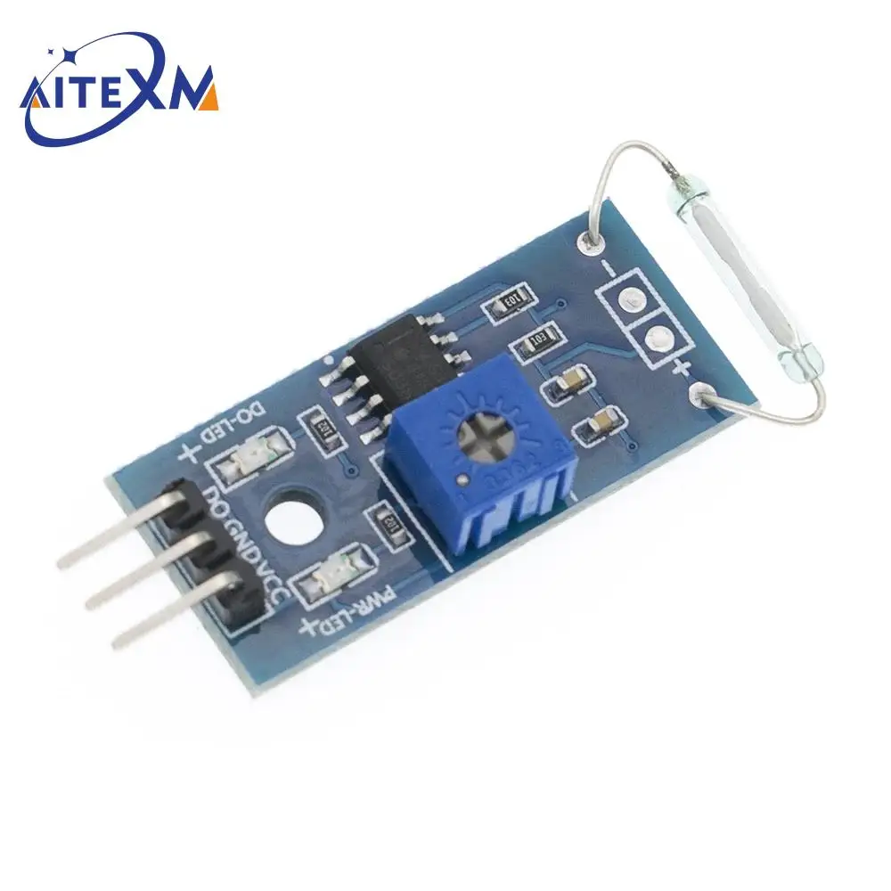 LM393 Reed Sensor Modul Magnetron Modul Reed Schalter Magnetische Schalter Für Arduino Elektronische DIY Kit