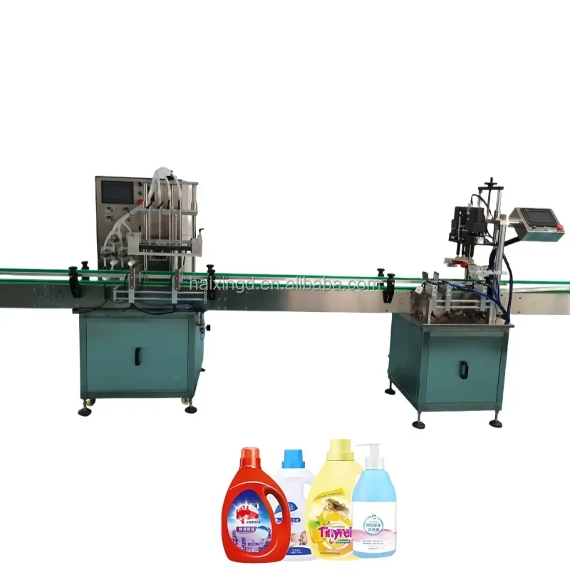 

Hot Style Supplie Tomato Paste Essential Oil Detergent Magnetic Pump Filling Machine Production Line