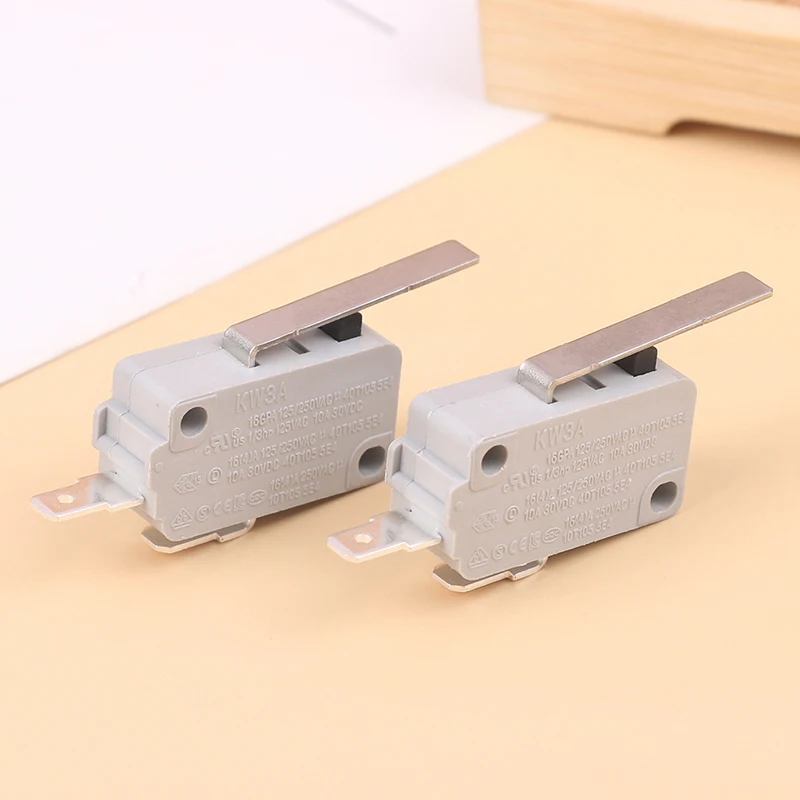 1Pc Kw3A-16A Coffee Machine Microwave Oven Door Micro Switch Normally Open Household Appliances Safety Limit Travel Switch