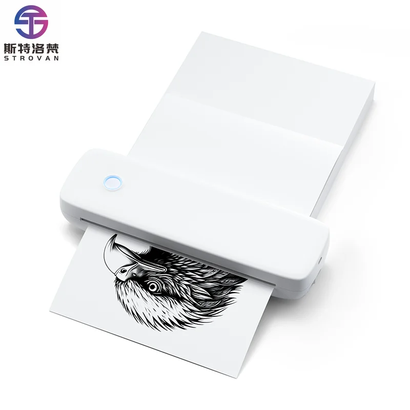 Rushed Blue Tooth Mobile 200dpi Thermal Printer A4 Sized Portable Office Printer for Windows  Android Phone