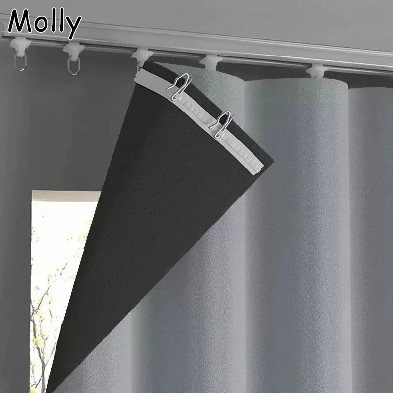 

1pc 99% Blackout Partition Curtain Uv-Resistant Privacy Curtain for Living Room Bedroom Outdoor Gazebo Screen Sunshade Curtain.