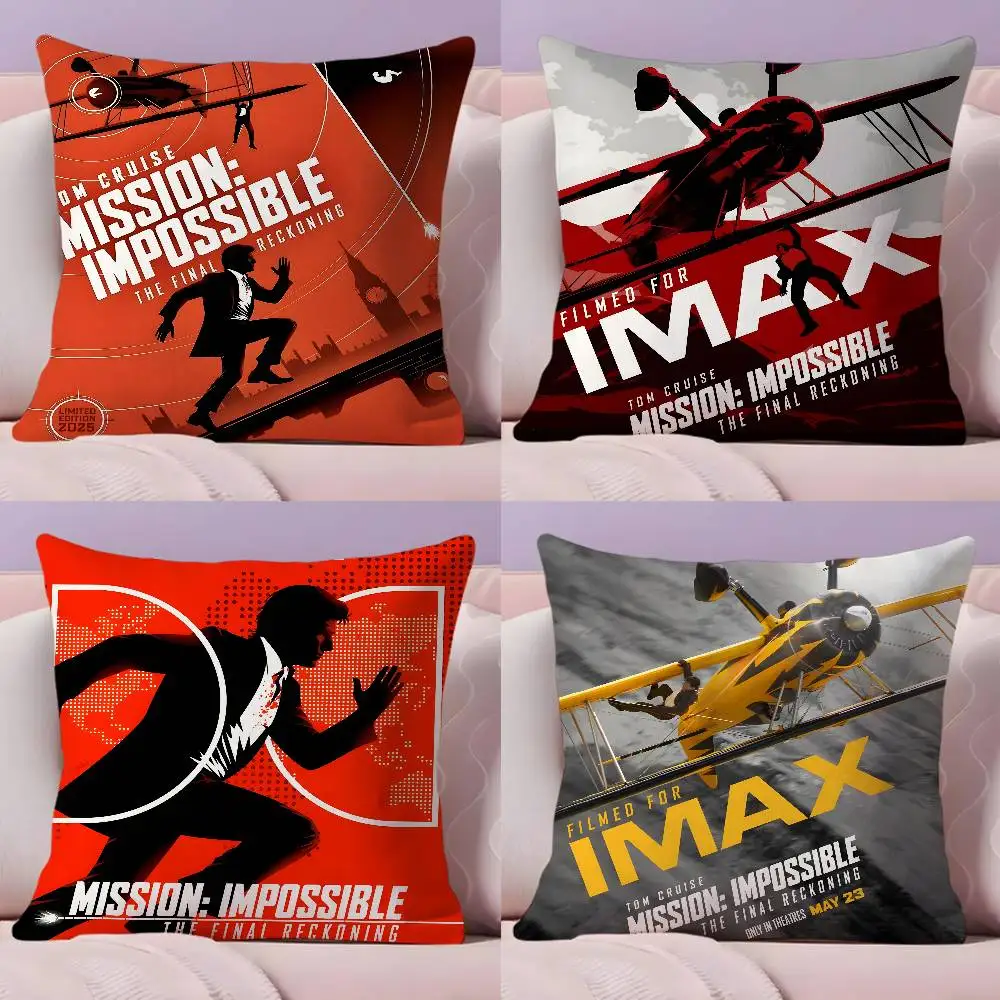 

Movie Mission Impossible Pillow Case Pillowcase Ultra Soft Skin Friendly Fabric Cloud Like Comfort & Concealed Zipper