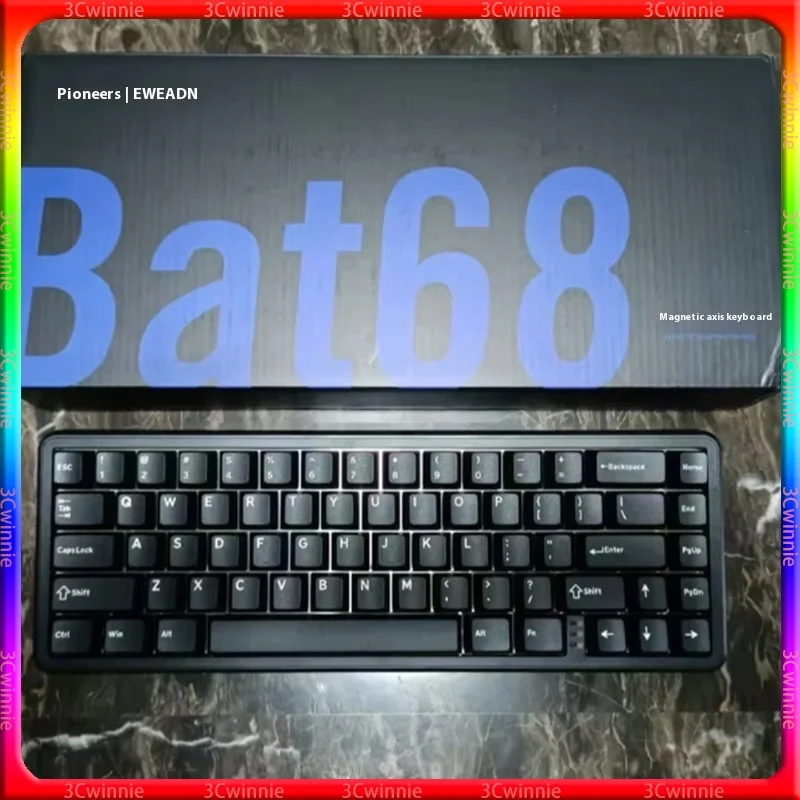 

Механическая клавиатура с магнитным переключателем Battle68, Rt0,01 мм, горячая вилка, индивидуальный контур, сверхнизкая задержка, специальная киберспортивная игра