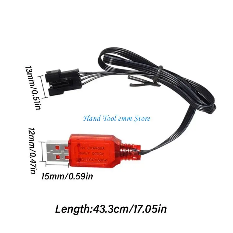 H37F فعالة 7.4V 500MA بطارية السيارة الشحن مع اتصالات USB ، شحن حل لمصادر الطاقة الليثيوم #6