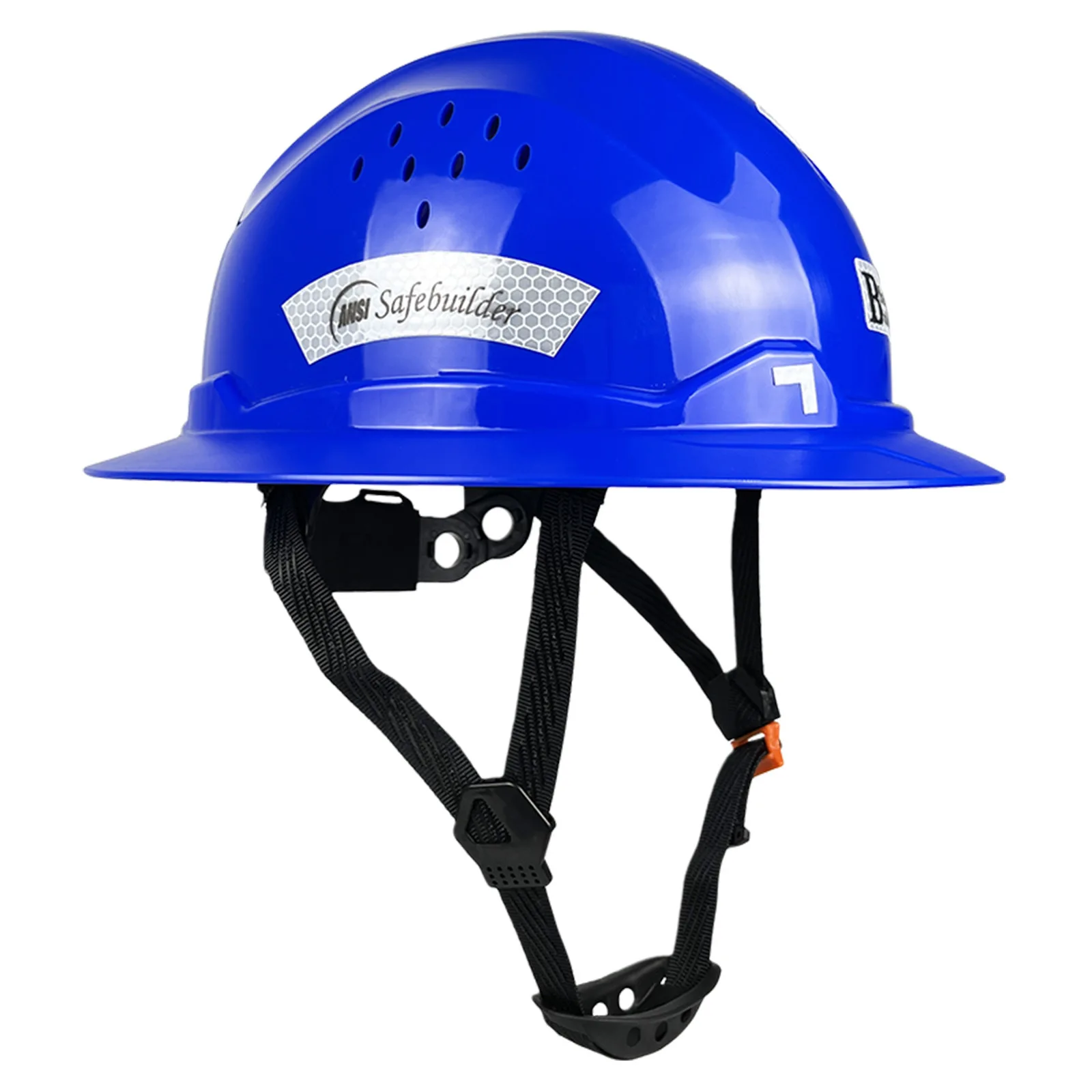 New Full Birm Hard Hat For Engineer Carbon Design Safety Helmet Reflective ANSI Z89.1 Vented Work Caps Industrial & Construction