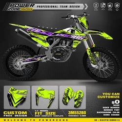 PowerZone, fondos gráficos de equipo personalizados, calcomanías, Kit de pegatinas para KTM SX SXF MX 16-18 EXC XCW Enduro 17-19 125 a 500cc