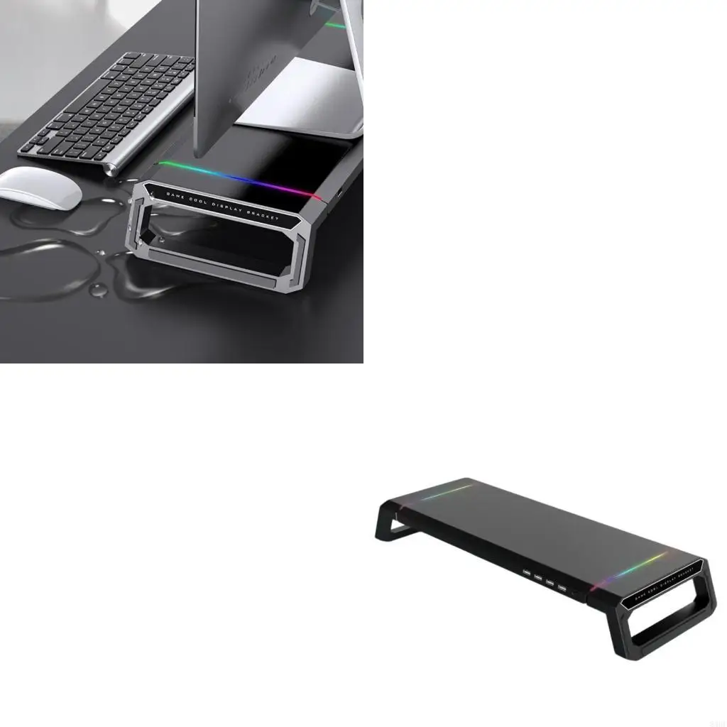

Складные компьютерные мониторы сборов с USB -портом с организаторами настольных компьютеров и слотом для мобильного телефона и