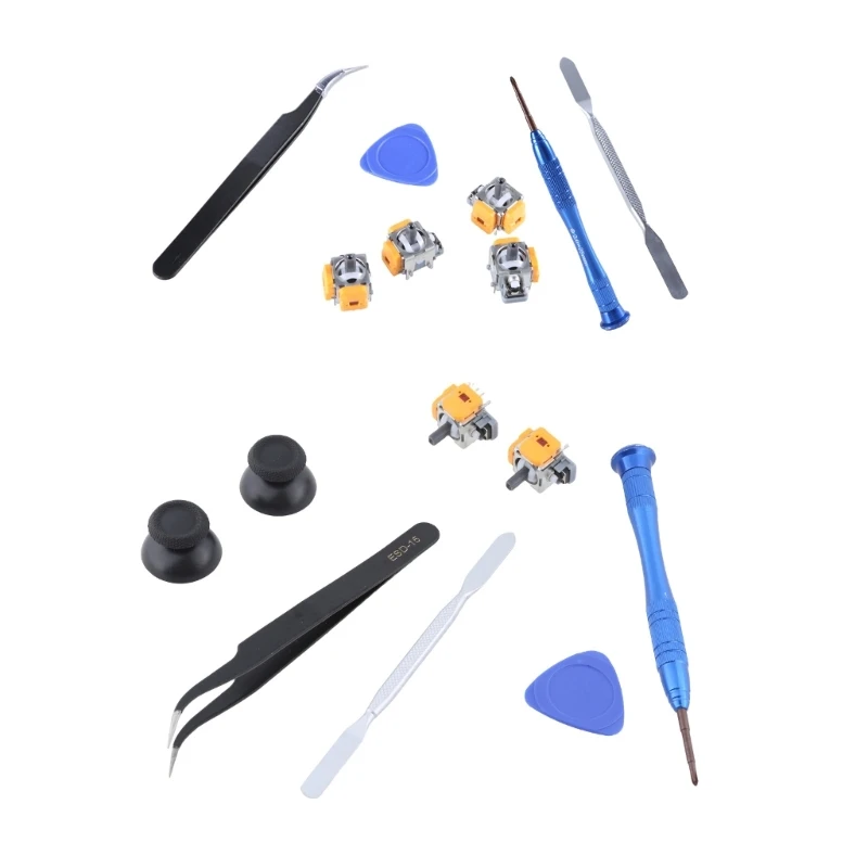 

8pcs Joystick Replacement with Screwdriver & Pry Tool for P5 Repair