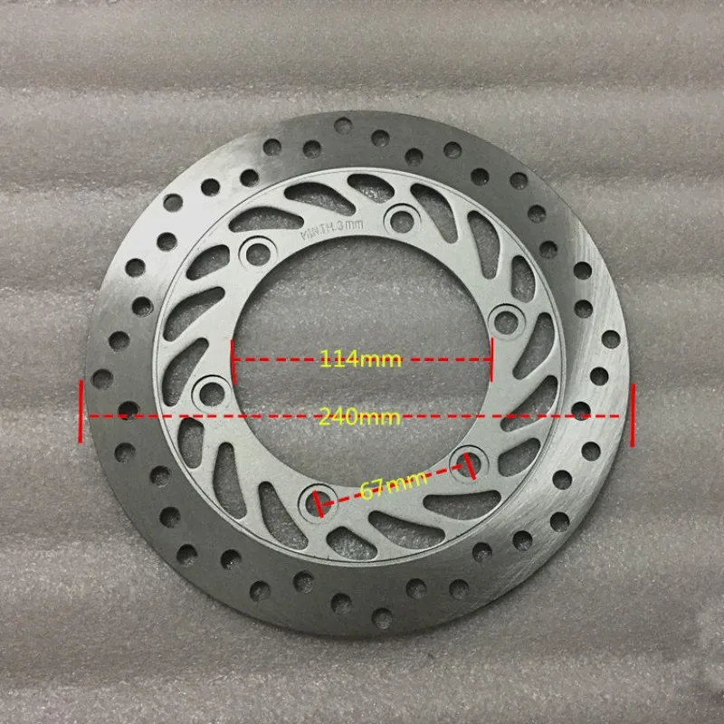 Диаметр 240 мм Высококачественный передний тормозной диск для мотоцикла, передний/задний тормозной диск для Lifan LF150-10B/10F/10S KP150 KPR150
