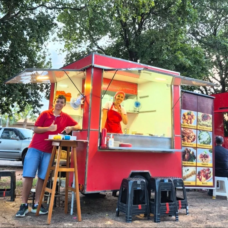 Universal Food Trailer Concession Cart With International Standards Electrical Sinks Plumbing Professional Catering Business