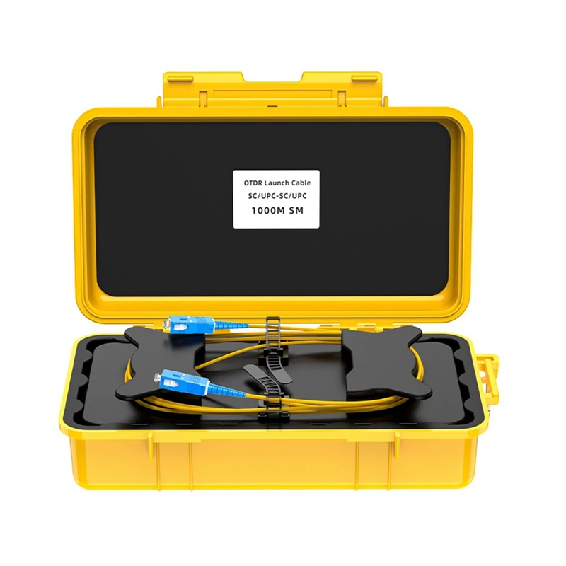 OTDR Launch Cable Box Optical Fiber Test Extension Cable 1000 Meter Dead Zone Eliminator Fiber Optic Cable Test Tool A-A56M