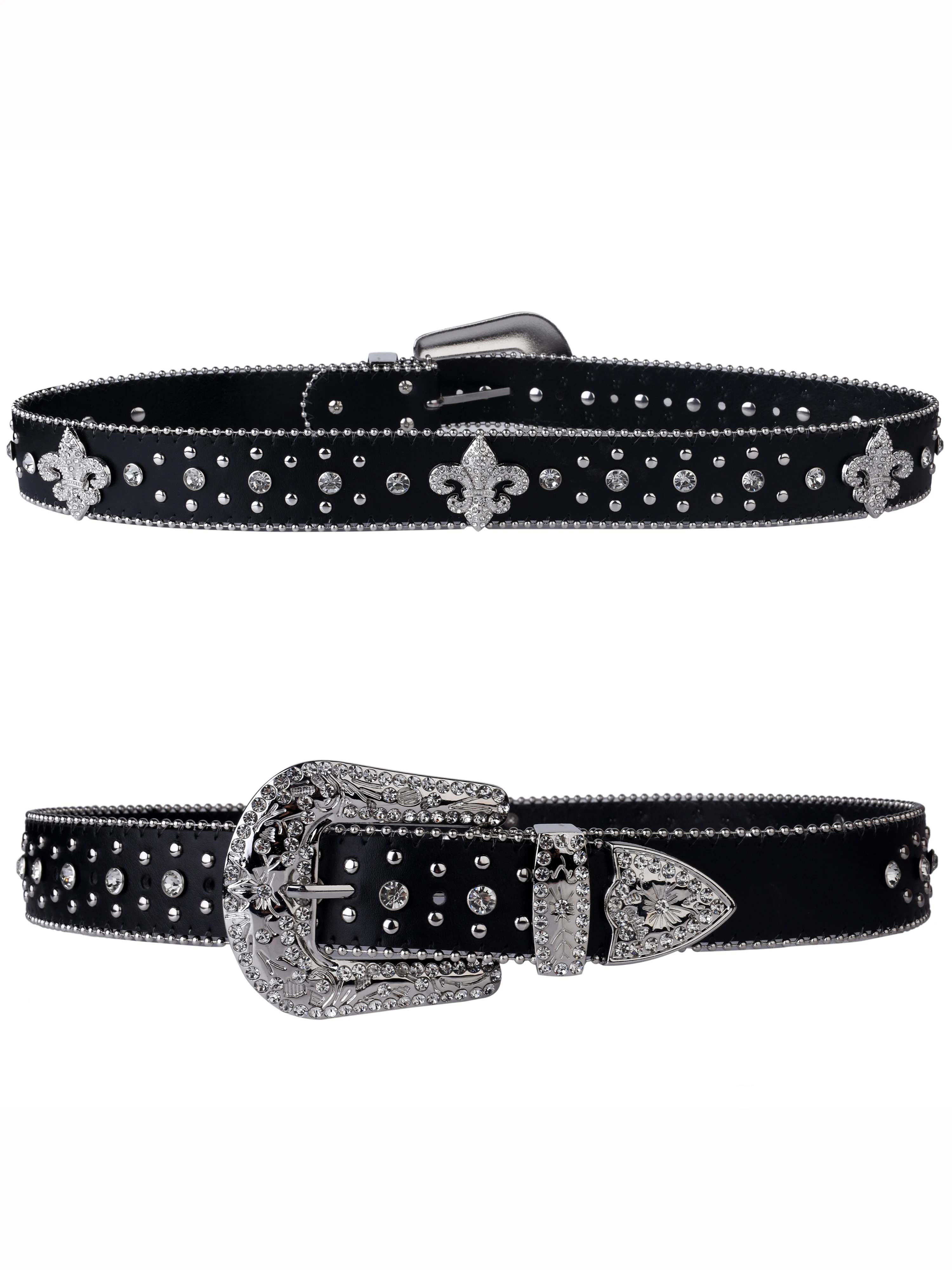 Punk Strass Gürtel für Männer und Frauen weibliche Mode Western Jeans weibliche Jeans Schmuck Mode Design Y2K Jeans Gürtel – Detail 2