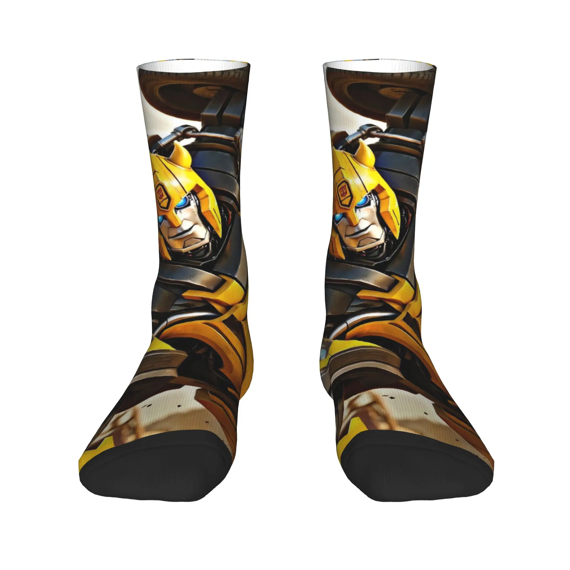 Men Socks Cool T-Transformers  Stockings Winter Trendy Comfortable Socks Pattern Running Anti Bacterial Socks