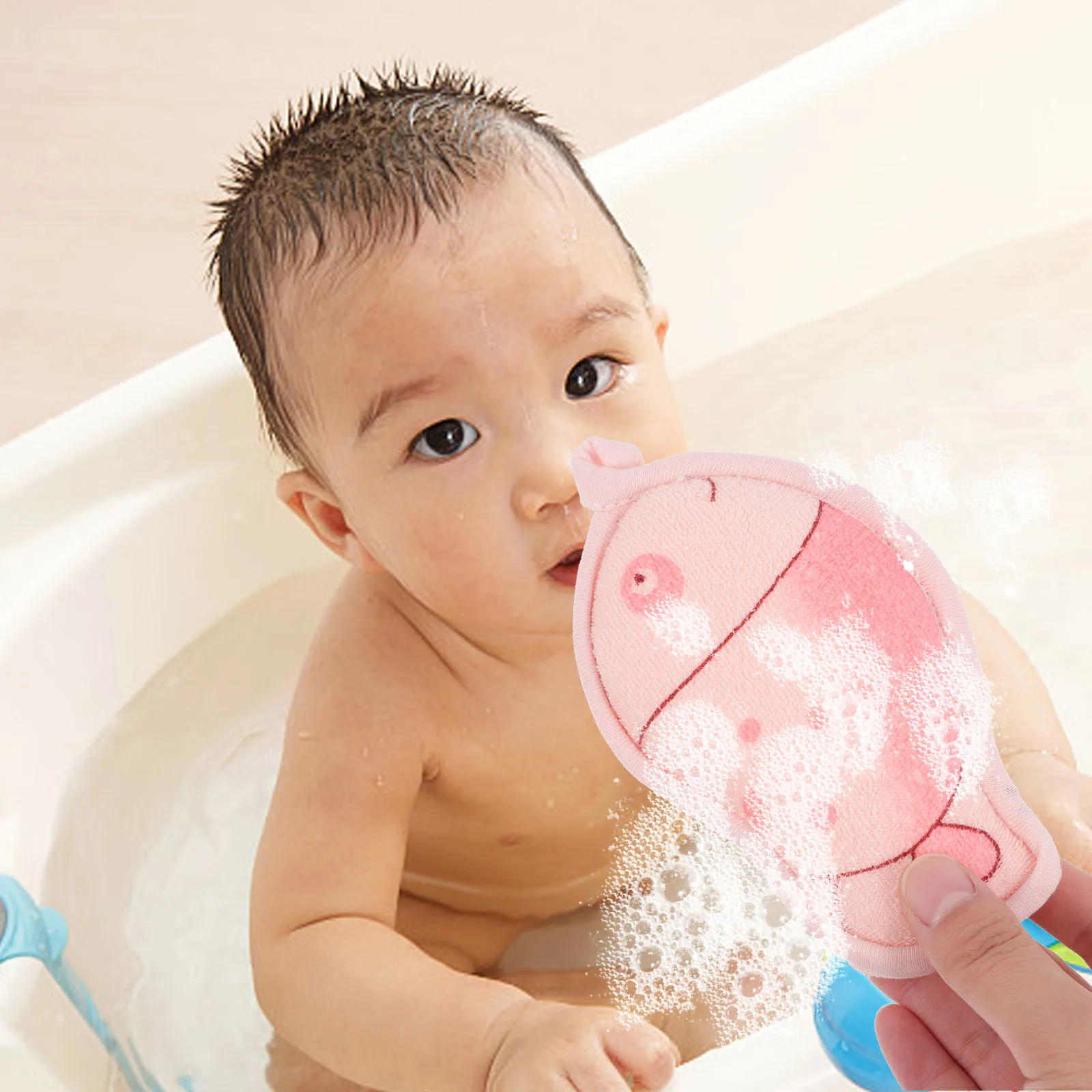 

3Pcs Bath Sponges Ultra Soft Comfortable Shower Brushes Gentle Exfoliating Shower Scrubber Bath Brush