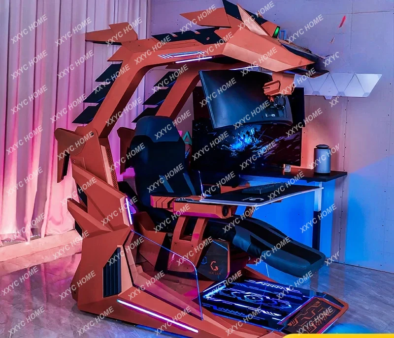 A Human engineering zero gravity super flagship e-sports space capsule technology good things game cockpit