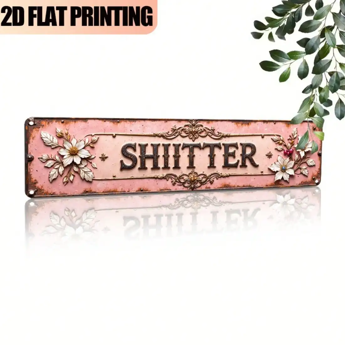 2D Flat, 1pc Funny Vintage 