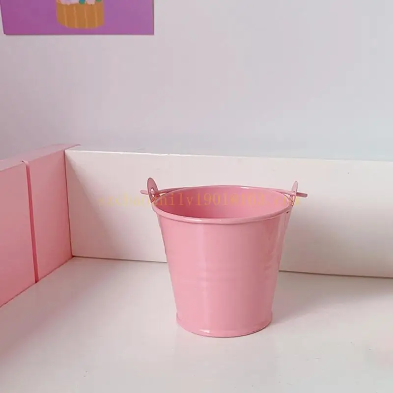 62Ka Eimer Form Stiftbecher Lagerbehälter für Schreibtisch organisieren Kosmetik -Schreibwaren