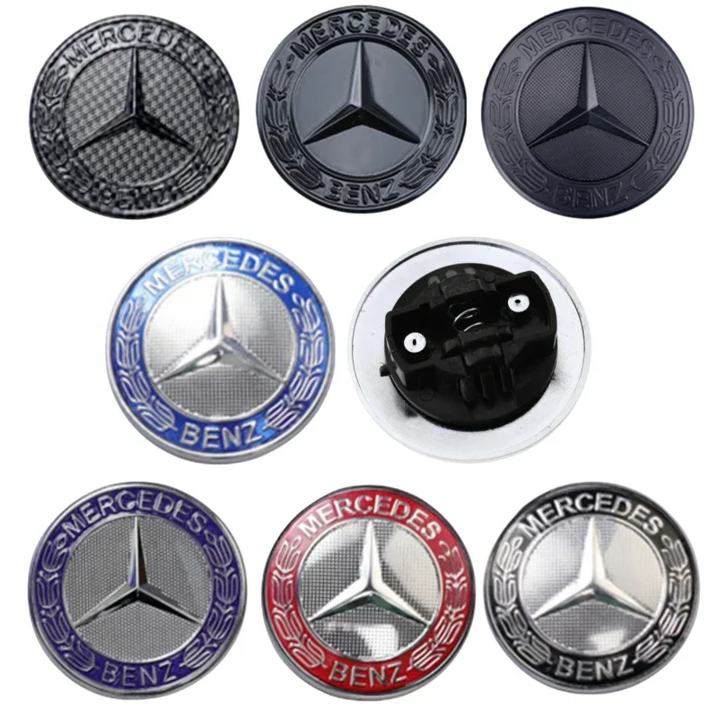 Car Styling Front Engine Hood Bonnet Emblem Badge for Mercedes Benz W246 W176 W177 W205 W212 W213 W463 W222 ML Auto Accessories