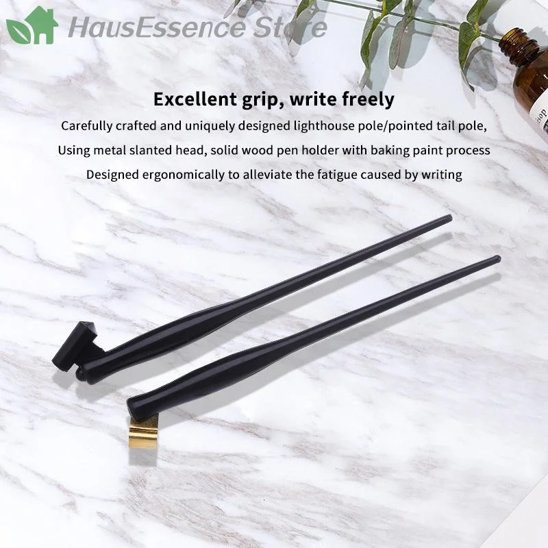 ※Oblique Dip Pen Holder English Writing Art Drawing Calligraphy Pen Nib Support Adjustable Signature Pen Accessories