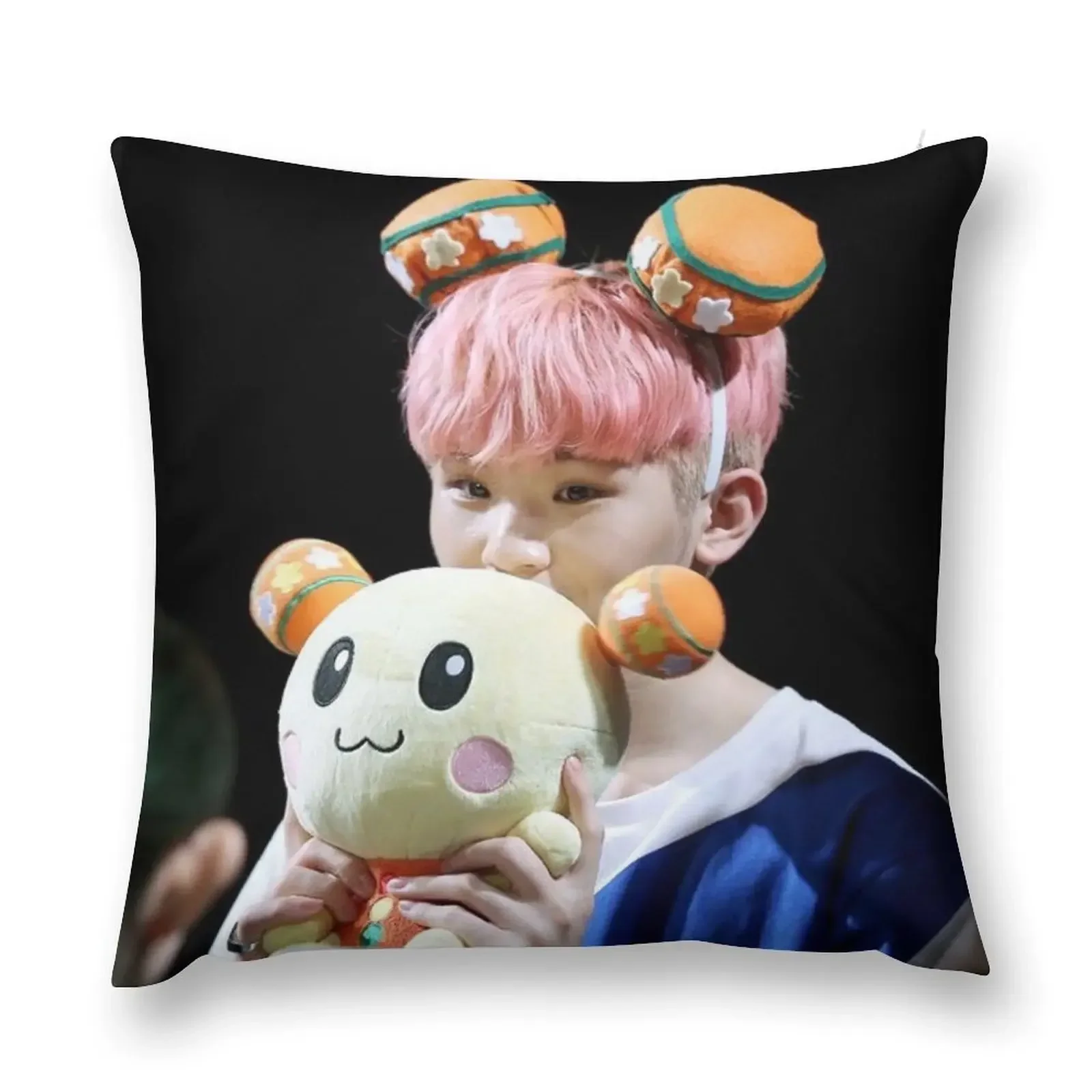 Woozi Throw Pillow ornamental pillows christmas ornaments 2025 pillow