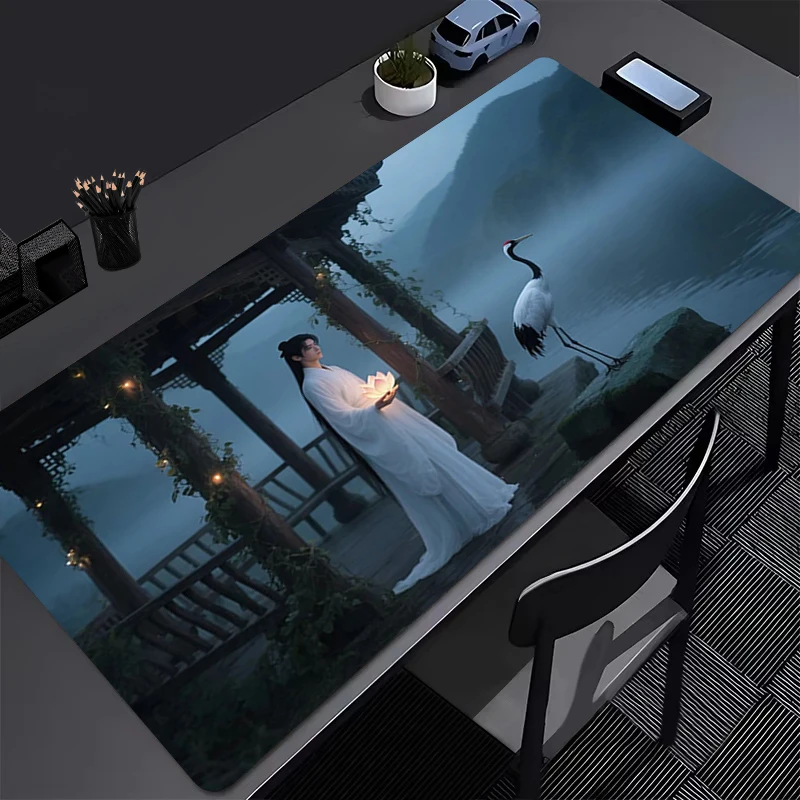 Gamer Bureaumat Oude Stijl Kaart XXL Muismatten HD Pc Muismat Bureau Pads Grote Muismat Antislip Muismatten voor Computer