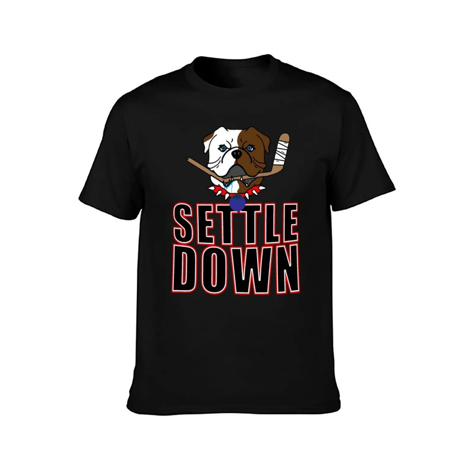 Shoresy - Settle Down T-Shirt, Summer Casual Cotton Tee, Oversized Streetwear Tops, Vintage Graphic Print, Unisex Men Women