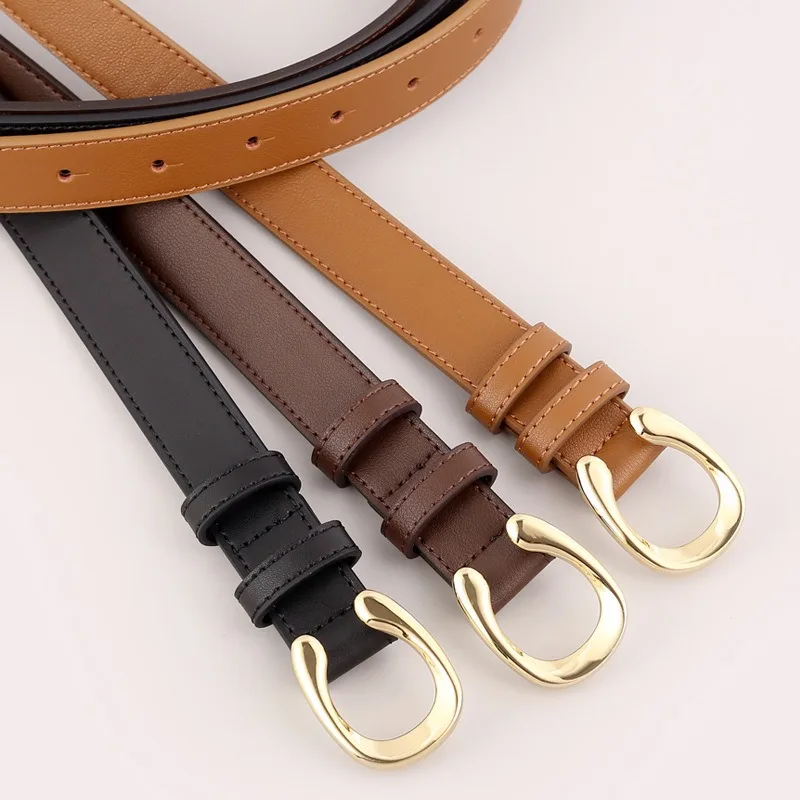 カジュアル女性用本革ベルト-レトロトレンド-合金ピンバックルベルト-高級デザイン-ビジネスベルト-ギフト