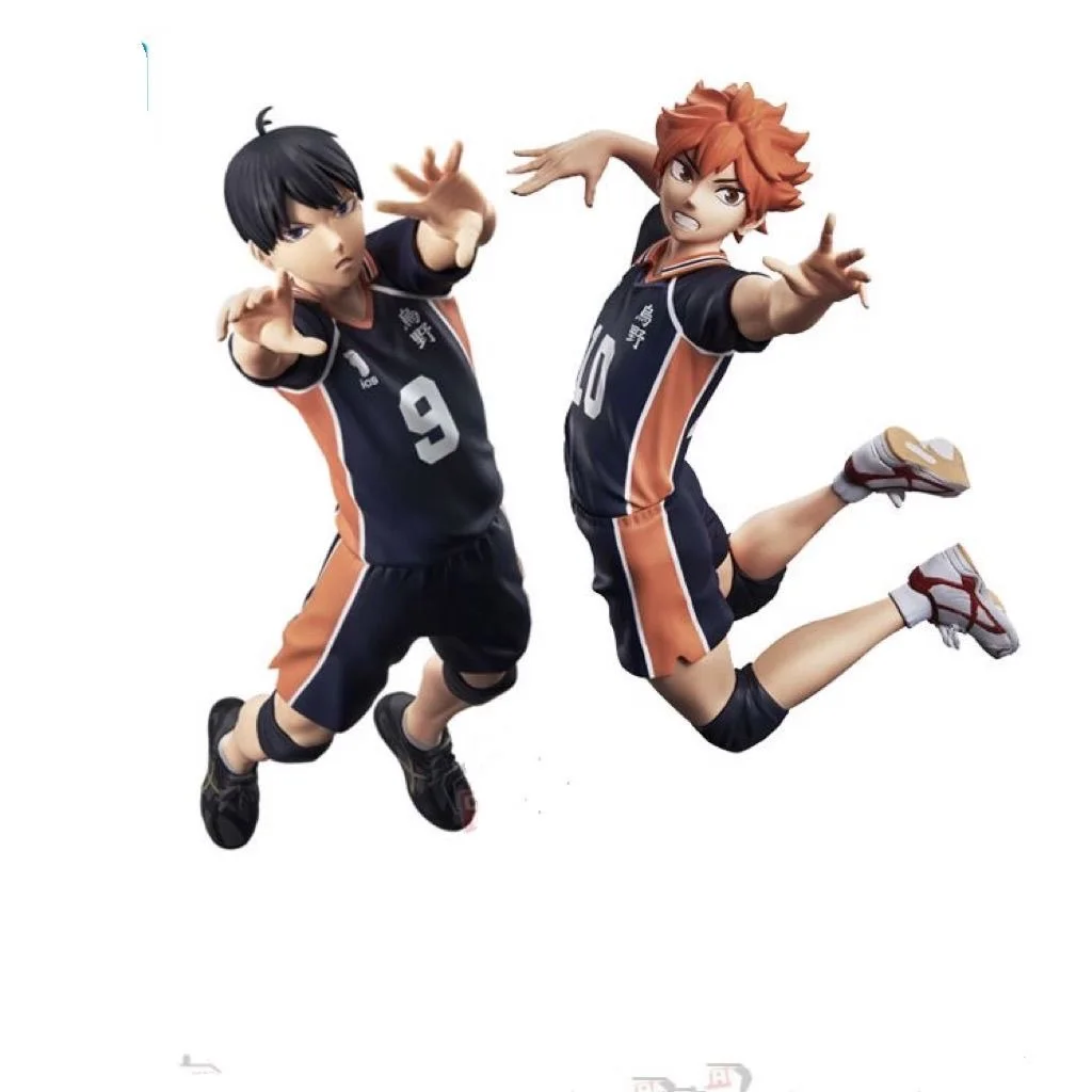 

Japanese anime Haikyuu!! Figure Shoyo Hinata Tobio Kageyama PVC Action Figure Christmas Gift Collectible Model Toys Kid DOll