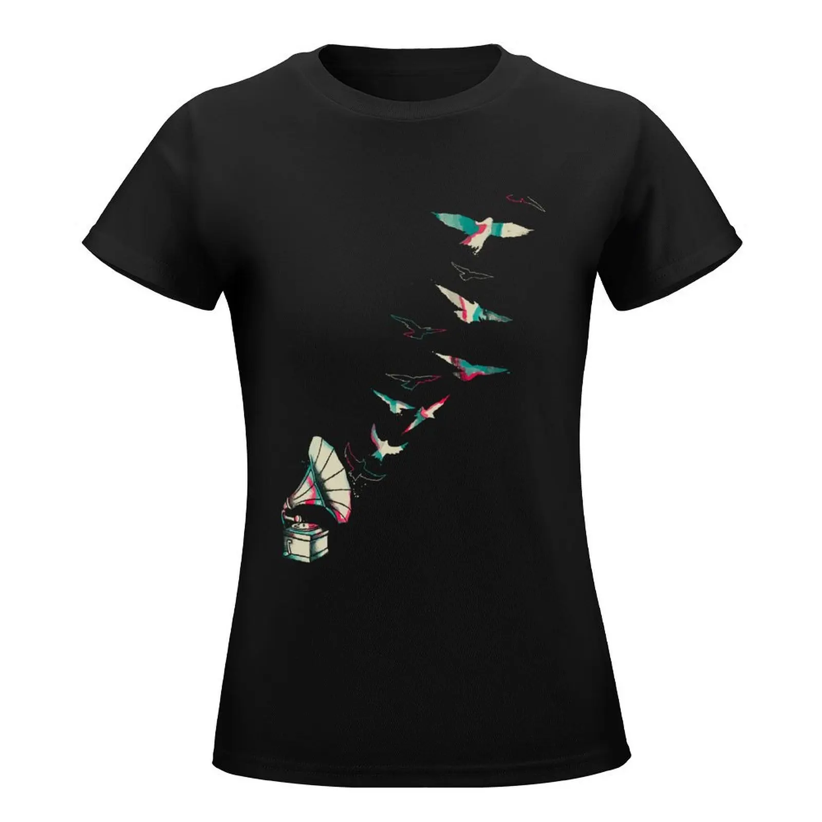 Color Symphony T-Shirt female shirts graphic tees korean fashion graphics t shirts for Womens