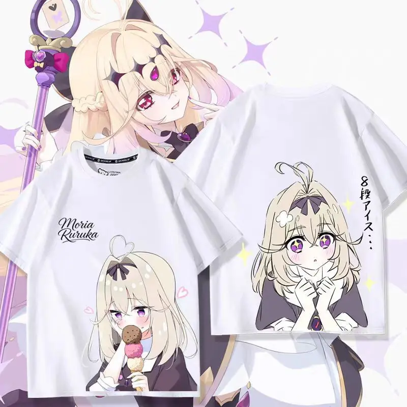 

Anime Star Detective Precure! Cosplay Printed Short Sleeves T-Shirt Casual Tee Fashion Shirts in Summer Birthday Gifts