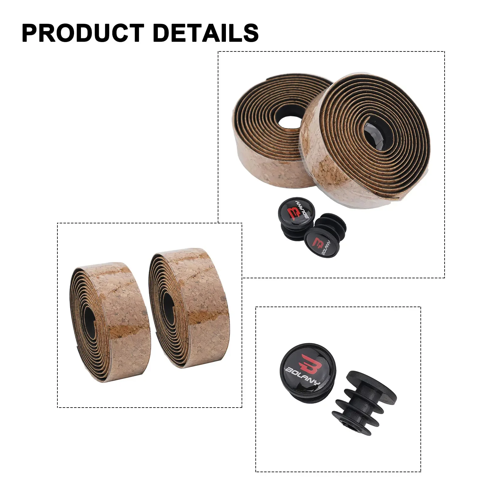 

Легкая композитная лента из полиуретана/защитой упаковки и удобная амортизирующая лента на руль натурального коричневого цвета