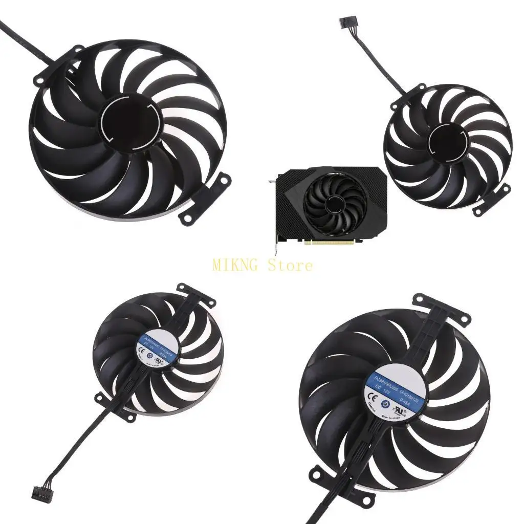 

1PC 95mm Graphics Card Cooling VGA Fan T129215SU 6Pin 12V 0.5A GPU Cooler Fan best sale