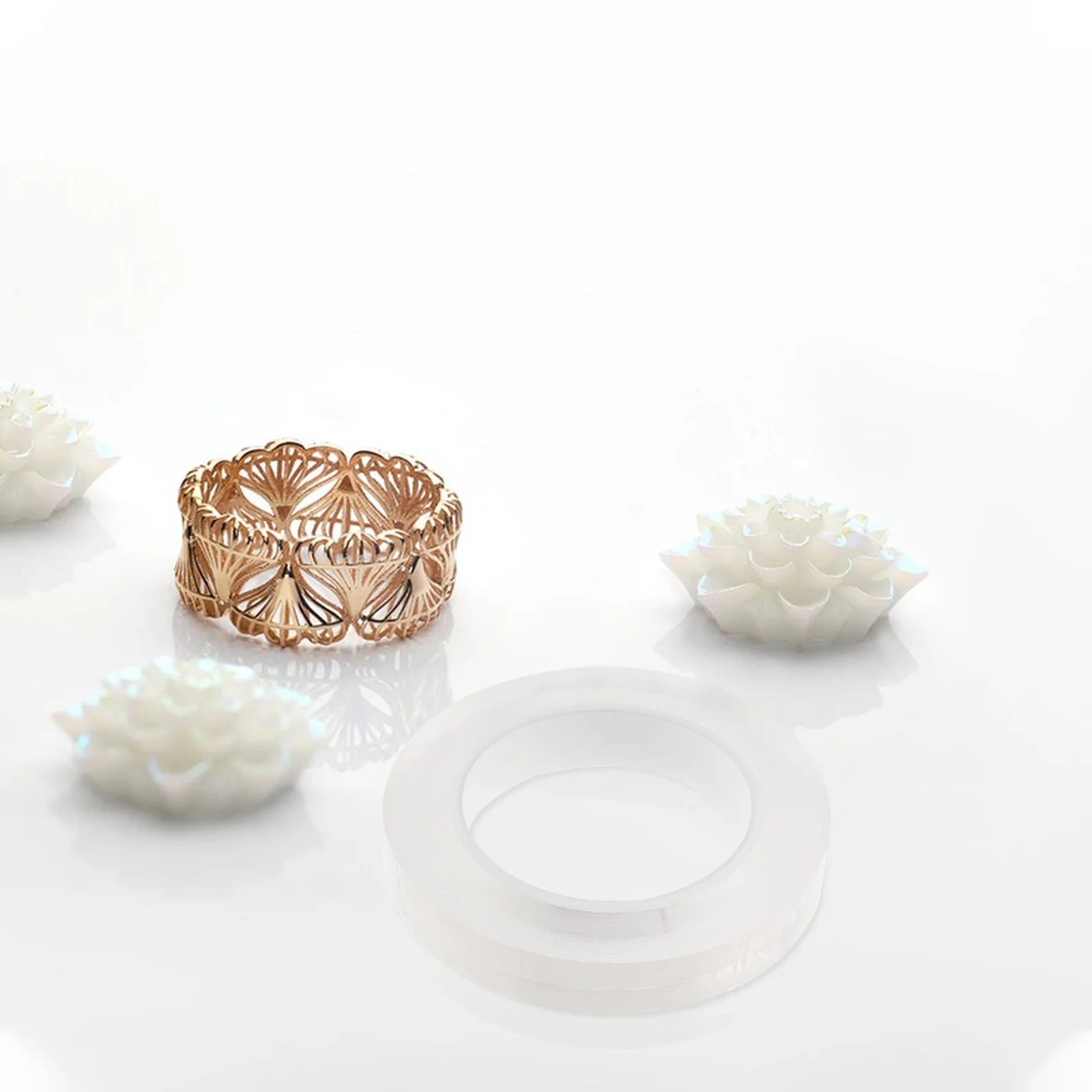 

1 Roll Jewelry Film Tape Waterproof Long-Lasting Adhesion for Necklace Storage Shipping Protection Versatile Packaging Accessory