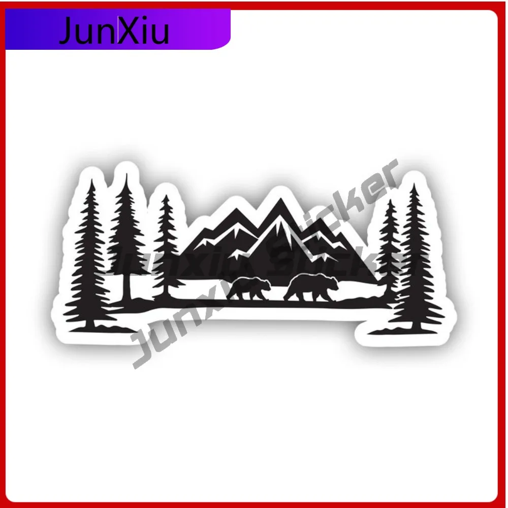 

Mountain Life Sticker Waterproof Weather Resistant Racing For Truck Bumper Laptop Easy Apply Easy To Remove Decoration Car Body