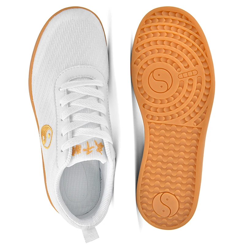 

Fabric Breathable Tai Chi Shoes Men's Martial Arts Shoes Beef Tendon Sole Anti-Slip Tai Chi Practicing Shoes Kung Fu Training