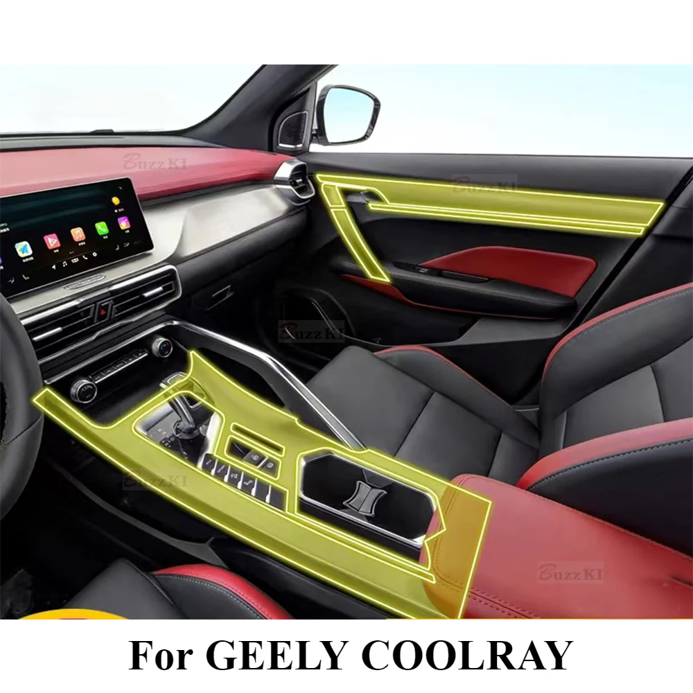 TPU Protective film For GEELY COOLRAY 2023 2022 2021 Navigation Screen Automotive Interior TPU Protective Film Anti-Scratch