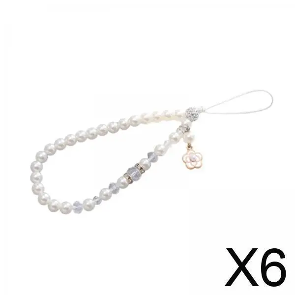 

Phone Charm Strap Beaded Resin Cellphone Lanyard Wrist Keychain Cute Accessory for Bags and Phones